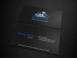 Diseño de Tarjeta de Presentación por Tripti Ranjan Gain para Kodiak Water Taxi and Transport | Diseño: #21268262