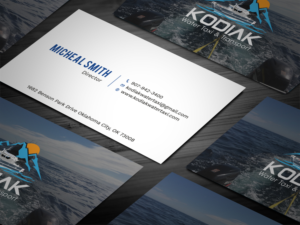 Diseño de Tarjeta de Presentación por Tripti Ranjan Gain para Kodiak Water Taxi and Transport | Diseño: #21268263