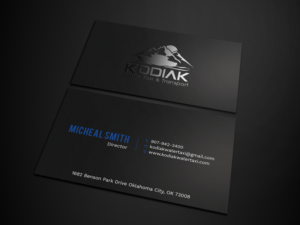 Diseño de Tarjeta de Presentación por Tripti Ranjan Gain para Kodiak Water Taxi and Transport | Diseño: #21268264