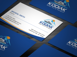 Diseño de Tarjeta de Presentación por Tripti Ranjan Gain para Kodiak Water Taxi and Transport | Diseño: #21268275