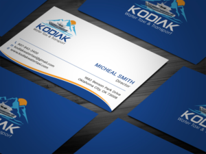 Diseño de Tarjeta de Presentación por Tripti Ranjan Gain para Kodiak Water Taxi and Transport | Diseño: #21268276
