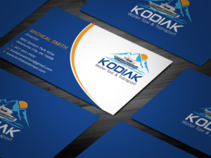 Diseño de Tarjeta de Presentación por Tripti Ranjan Gain para Kodiak Water Taxi and Transport | Diseño: #21268277