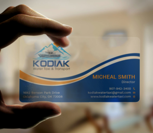 Diseño de Tarjeta de Presentación por Tripti Ranjan Gain para Kodiak Water Taxi and Transport | Diseño: #21268280