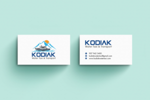 Business Card Design by Yooo for Kodiak Water Taxi and Transport | Design: #21277997