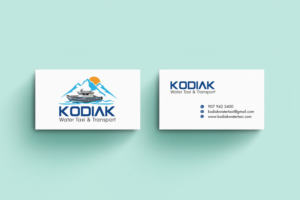 Business Card Design by Yooo for Kodiak Water Taxi and Transport | Design: #21277998
