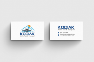 Business Card Design by Yooo for Kodiak Water Taxi and Transport | Design: #21277999