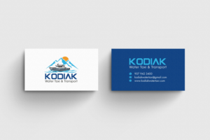 Business Card Design by Yooo for Kodiak Water Taxi and Transport | Design: #21278000