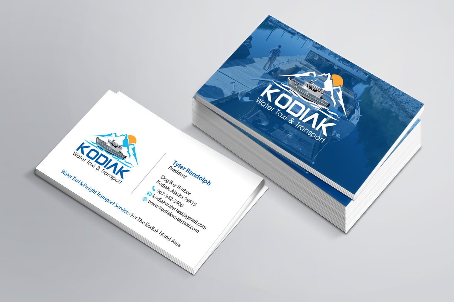 Design de Carte de Visite par MDesign pour Kodiak Water Taxi and Transport | Design #21285840