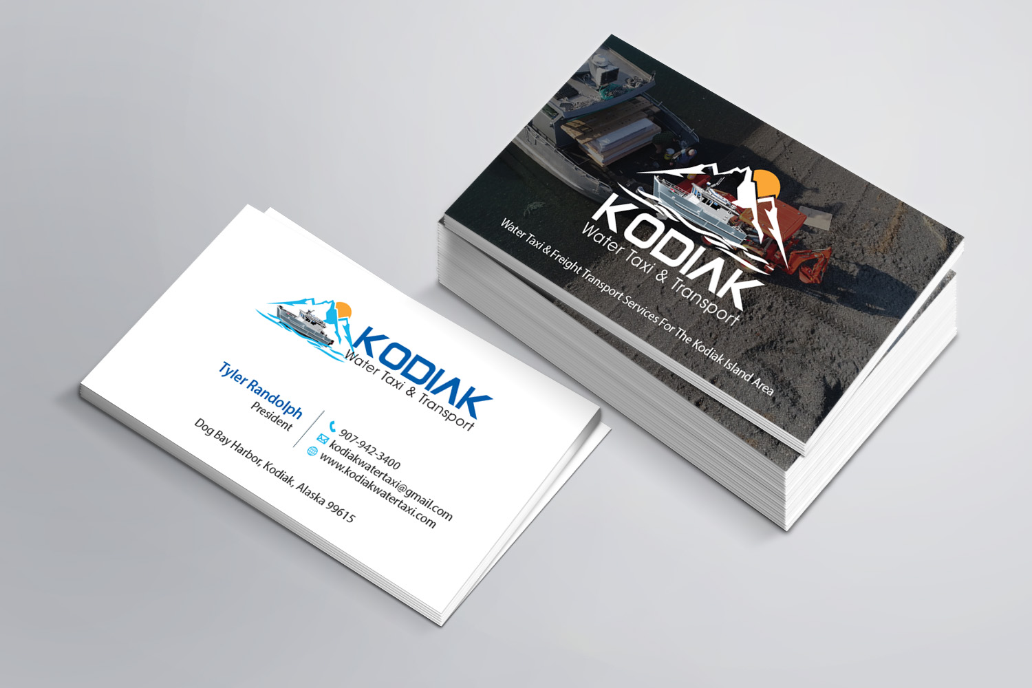 Design de Carte de Visite par MDesign pour Kodiak Water Taxi and Transport | Design #21285841