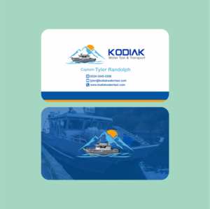 Business Card Design by Iqbal 6 for Kodiak Water Taxi and Transport | Design: #21270507