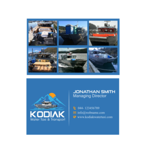 Design de Carte de Visite par R+A2 pour Kodiak Water Taxi and Transport | Design #21314641