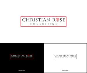 Company name is "Christian Rose Consulting | Logo Design by MoonFeather