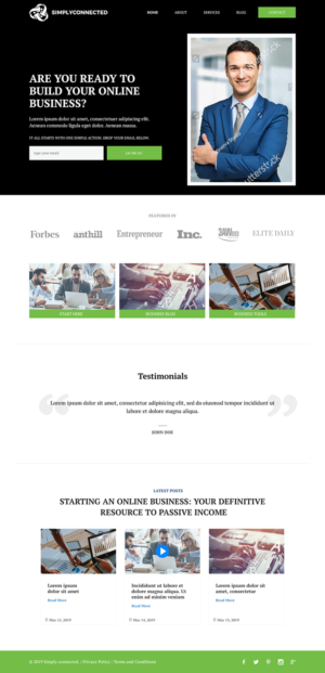 New Web Design Project (Blog, Video Blog and Education) | Diseño Web por Mukarram Haidari