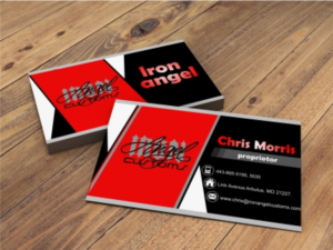 Visitenkarten-Design von ck24659 für IRON ANGEL CUSTOMS INC | Design #21355175