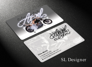 Business Card Design by SL Designer for IRON ANGEL CUSTOMS INC | Design: #21311818