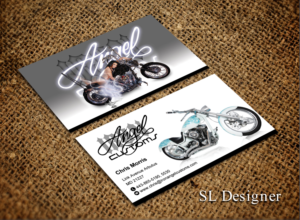 Business Card Design by SL Designer for IRON ANGEL CUSTOMS INC | Design: #21311820