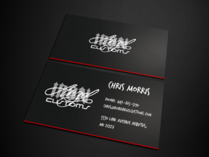 Business Card Design by Tripti Ranjan Gain for IRON ANGEL CUSTOMS INC | Design: #21309824
