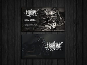 Business Card Design by Tripti Ranjan Gain for IRON ANGEL CUSTOMS INC | Design: #21309828