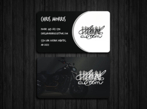 Business Card Design by Tripti Ranjan Gain for IRON ANGEL CUSTOMS INC | Design: #21309830