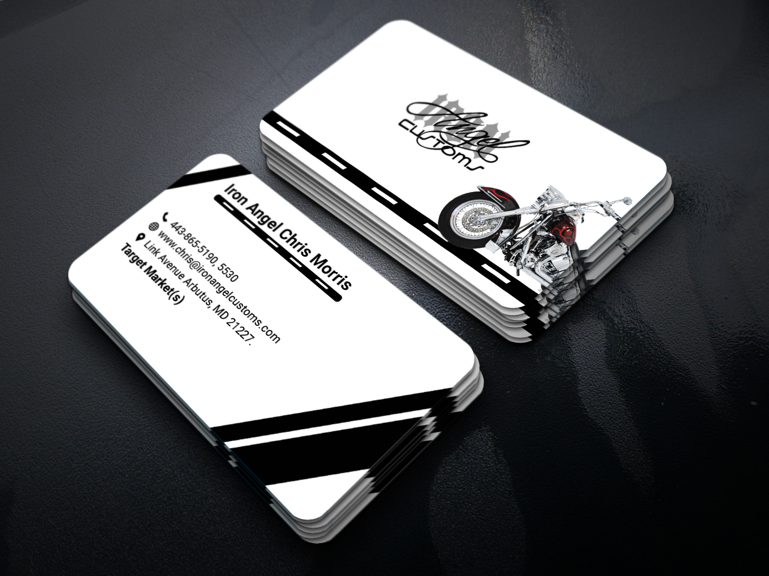 Visitenkarten-Design von sabbirhossain230 für IRON ANGEL CUSTOMS INC | Design #21356371