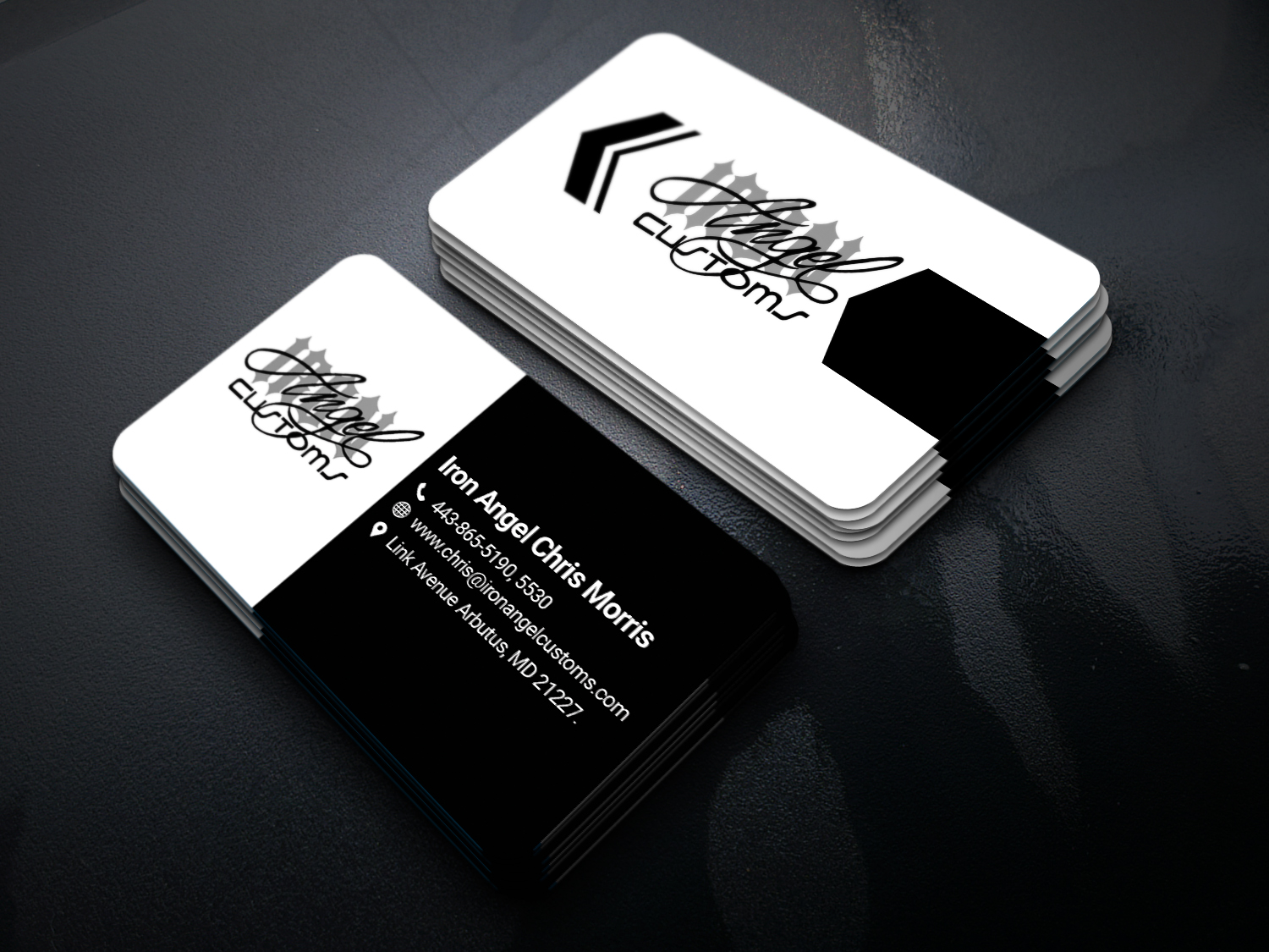 Visitenkarten-Design von sabbirhossain230 für IRON ANGEL CUSTOMS INC | Design #21356387