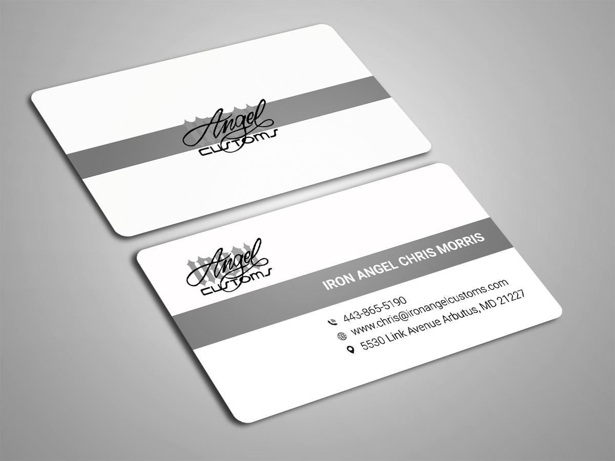 Visitenkarten-Design von sabbirhossain230 für IRON ANGEL CUSTOMS INC | Design #21356510