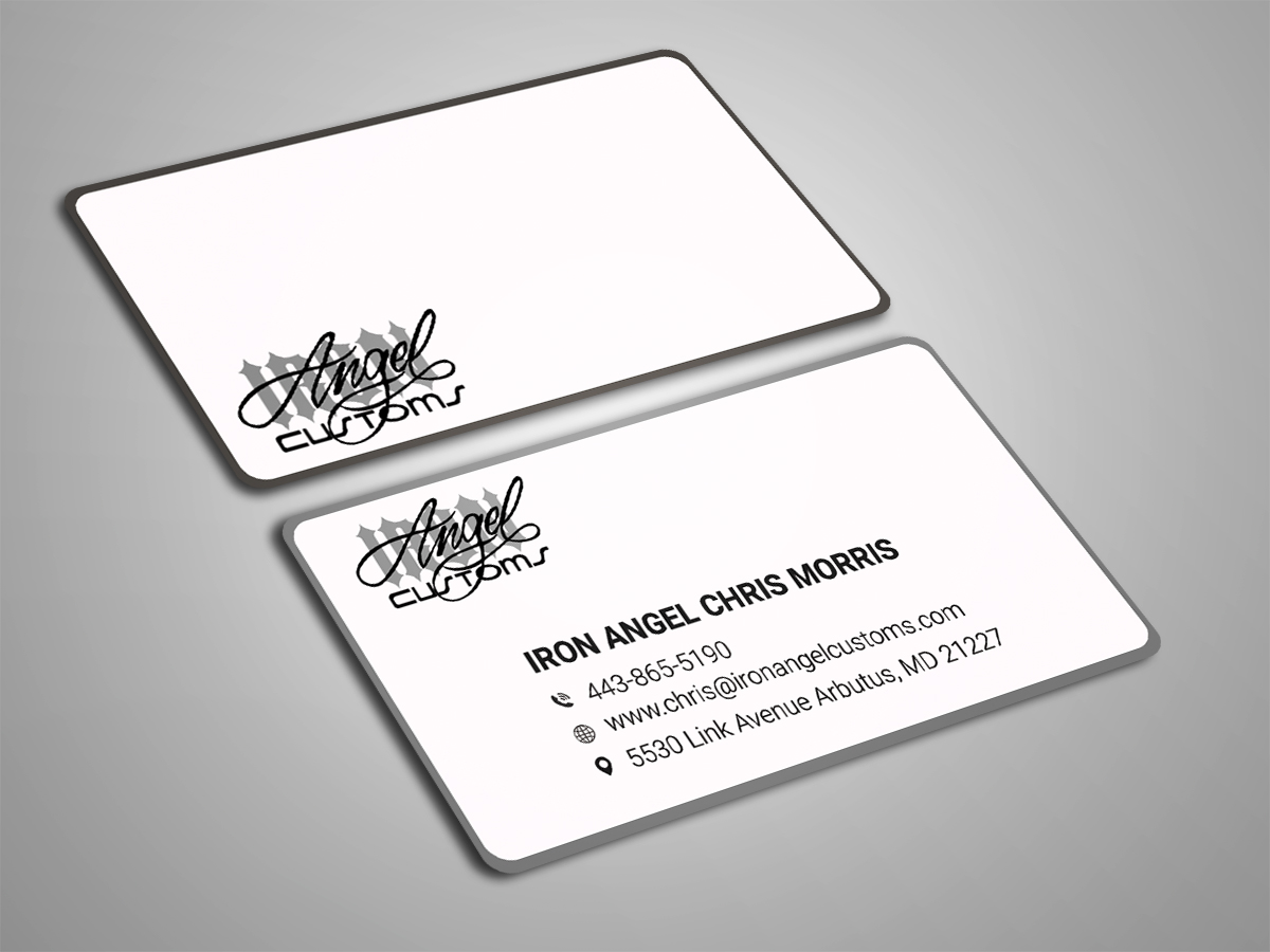 Visitenkarten-Design von sabbirhossain230 für IRON ANGEL CUSTOMS INC | Design #21356512