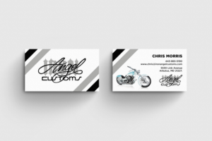 Visitenkarten-Design von Yooo für IRON ANGEL CUSTOMS INC | Design #21347111