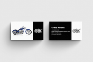 Visitenkarten-Design von Yooo für IRON ANGEL CUSTOMS INC | Design: #21347156