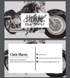 Motorcycle Shop Business Card | Design de Carte de Visite par Elizaveta M