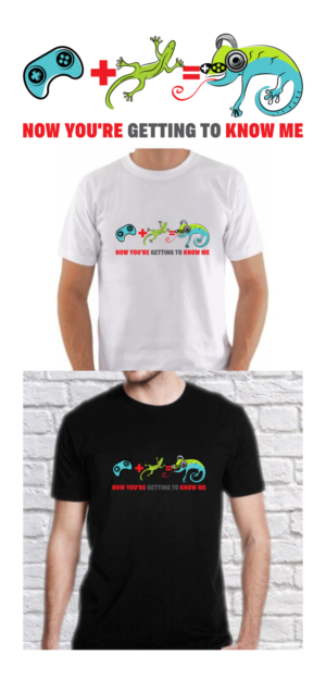 Gaming plus Lizard t-shirt | Diseño de Camiseta por moisesf