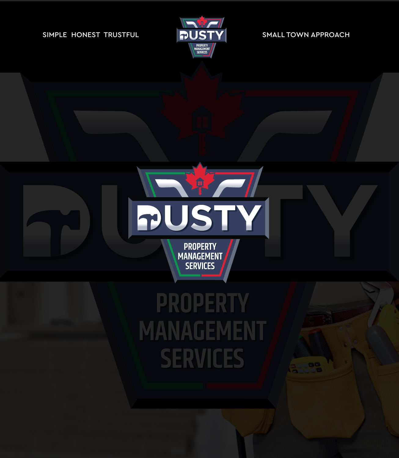 Logo Design by CanDoDesign for Dusty Property Management Services - Handyman | Design #21275604