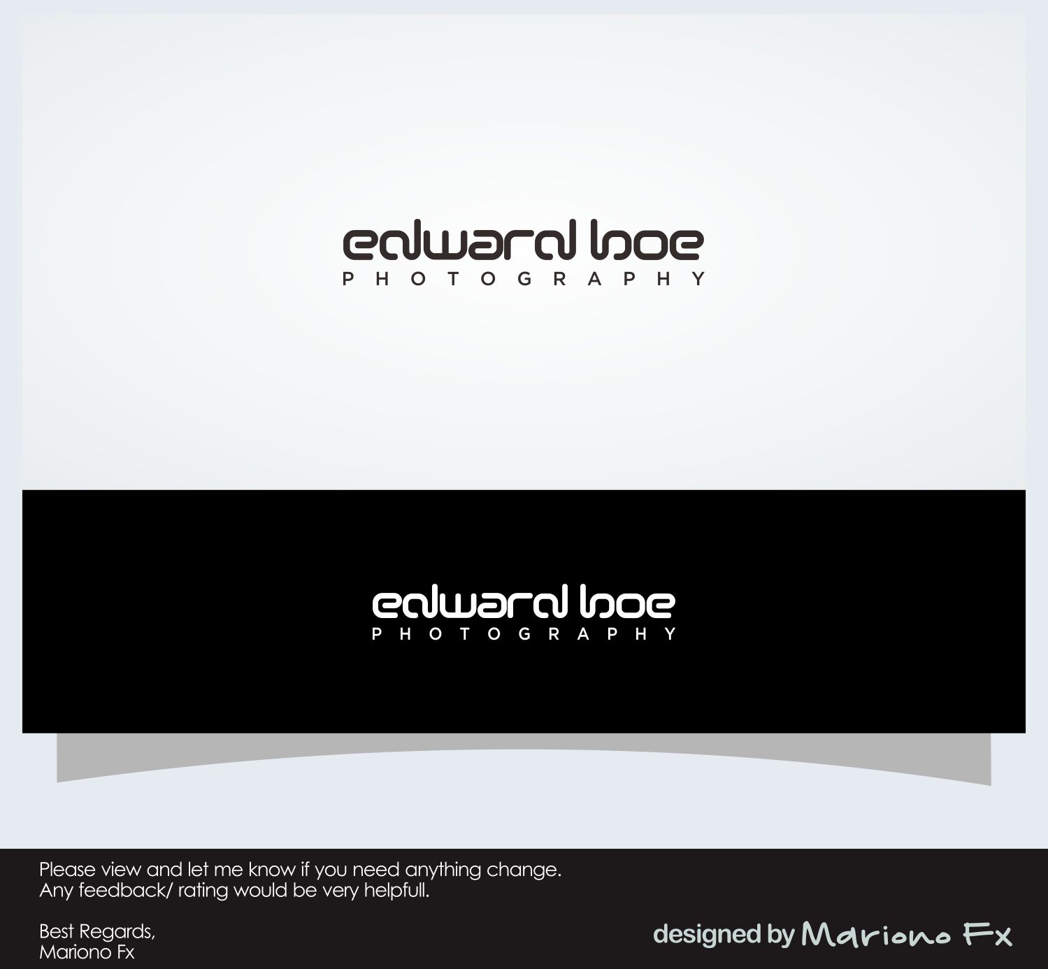 Diseño de Logo por Mariono Fx para Edward Boe Photography | Diseño #21279287