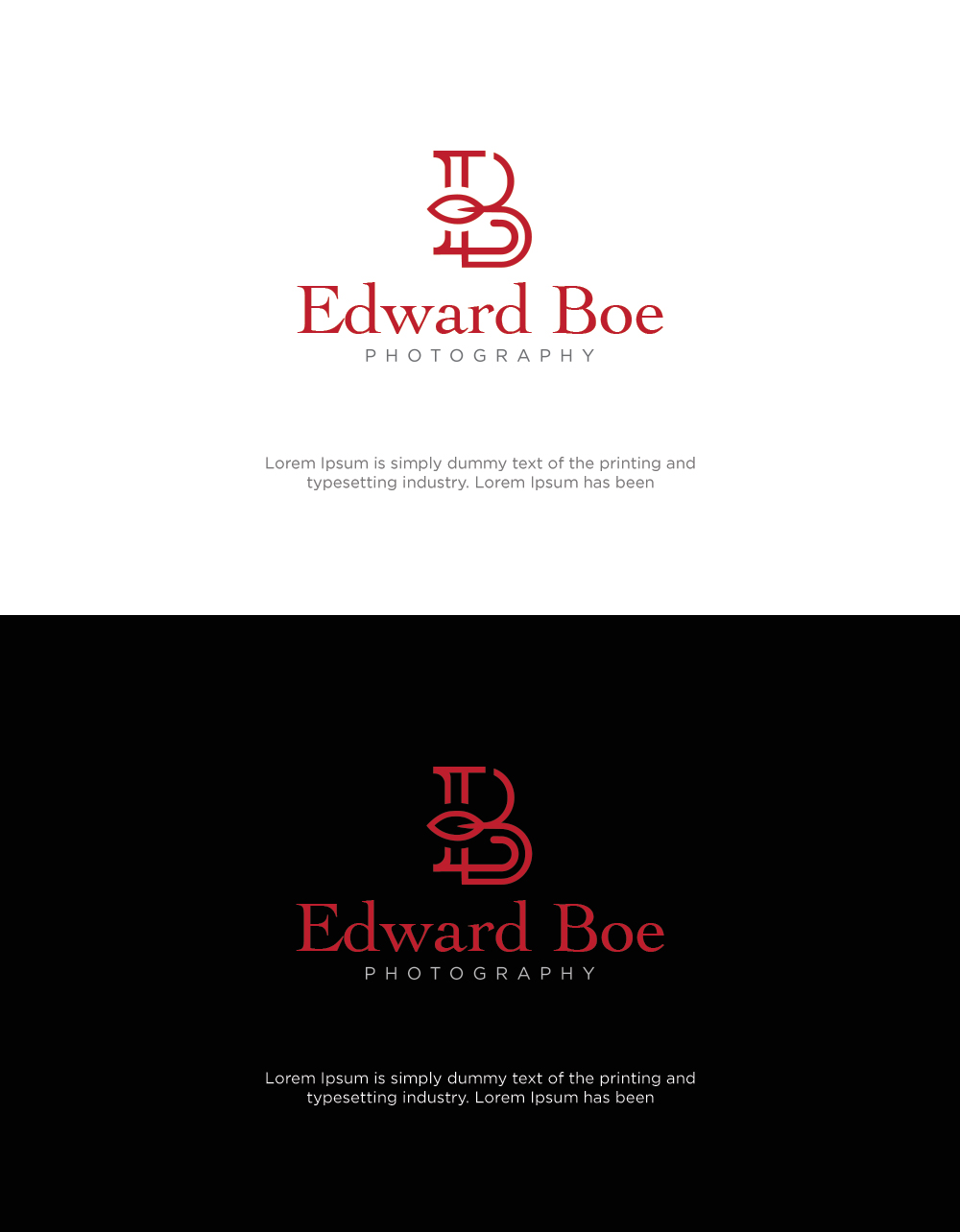 Logo Design by luthfansa 2 for Edward Boe Photography | Design #21303637