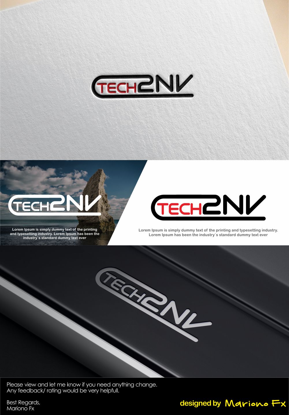Logo Design by Mariono Fx for 2NV | Design #21278527