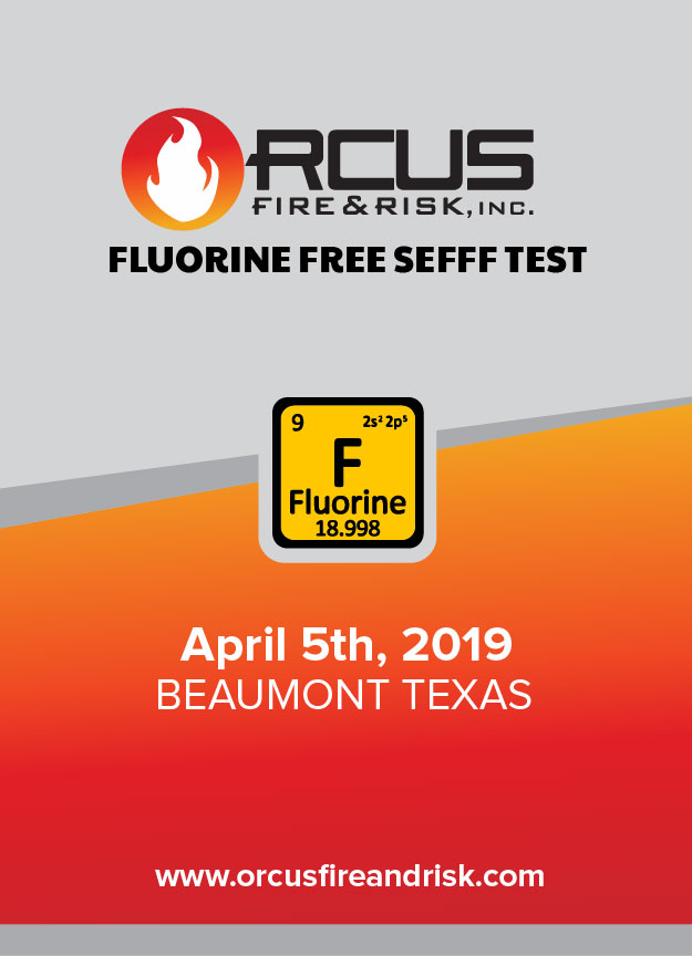 Logo Design for April 5th, 2019 Fluorine Free SEFFF Testing Beaumont