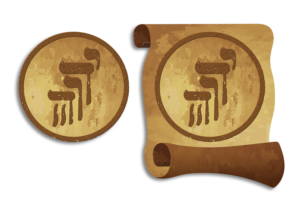 YHWH in Hebrew letters. Name of god in Hebrew letters, based on the sketch image attached. The attached image represents the 4 letters in a stacked manner. This is the direction we’d like to go. It’s an old and historic subject, originally written on papyrus, so a rustic or carved look would be appropriate. | Logo Design by Al Pech