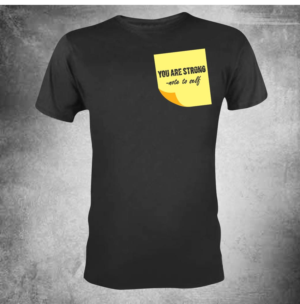 Note to self - affirmation Tees | T-shirt Design by 75-R-P-Z