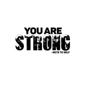 Note to self - affirmation Tees | T-shirt Design by lightning.1972