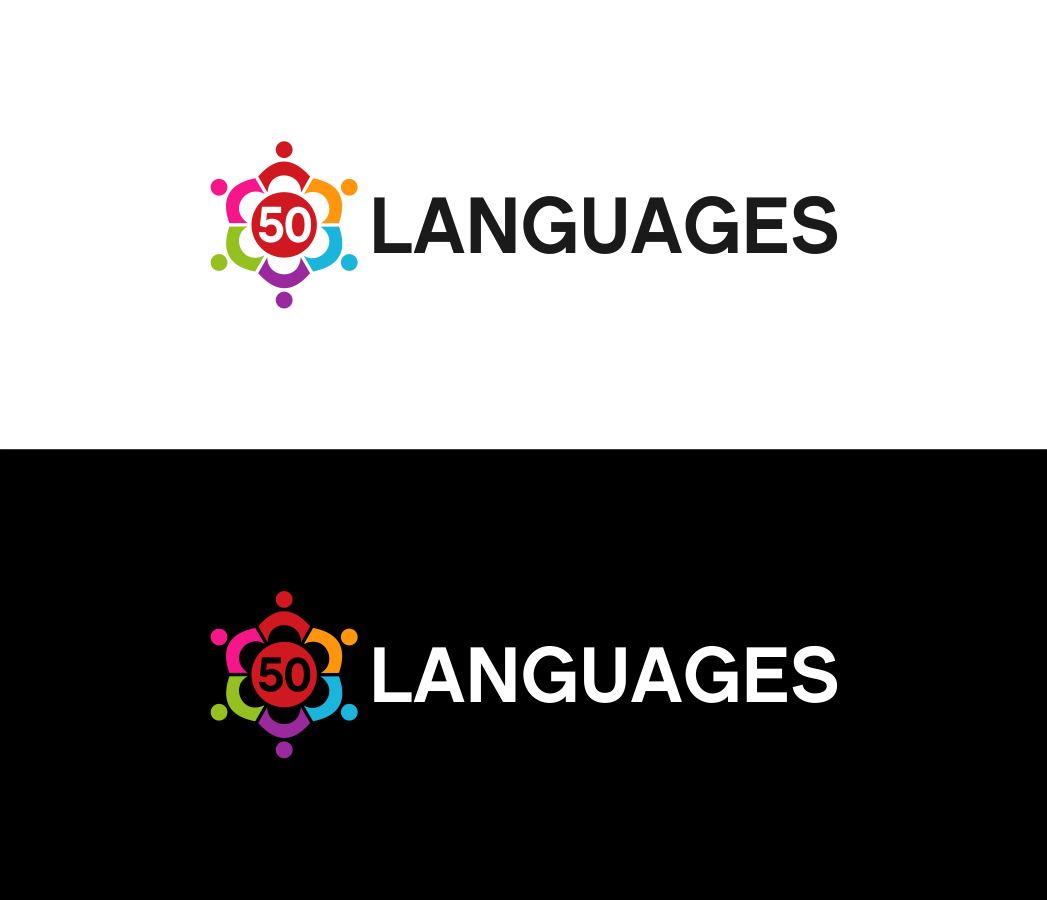 Logo Design by ridoe for 50LANGUAGES LLC | Design #2929108