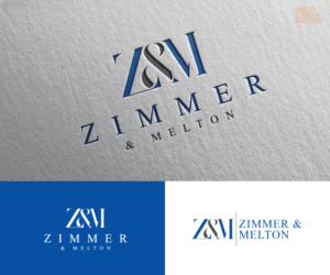 ZIMMER & MELTON, LLP or Z&M or ZM | Logo Design by step forward 2