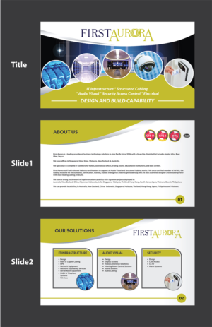 Brochure Design by Deziners Zone for First Aurora Pte Ltd | Design: #21286198