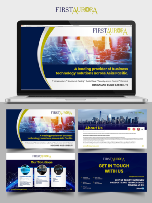 Company Corporate Profile Brochure for IT Infrastructure Company  | Brochure Design by SAI DESIGNS