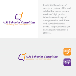 U.P. Behavior Consulting, unleashing your child's potential | Logo Design by nandkumar