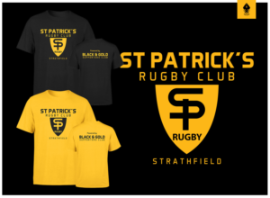 St Patrick's Rugby Club Players T-Shirt | Design de T-shirt par mngkw