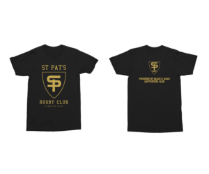 St Patrick's Rugby Club Players T-Shirt | Design de T-shirt par tapstudio