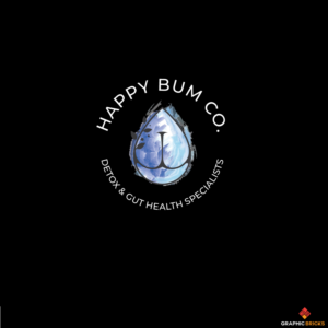 Happy Bum Co. (Est. 2019, Detox & Gut Health Specialists) | Logo Design by Graphic Bricks