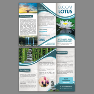 Bloom Lotus 2 sided Flyer Design - 3 fold | Diseño de Flyer por aspiremedia