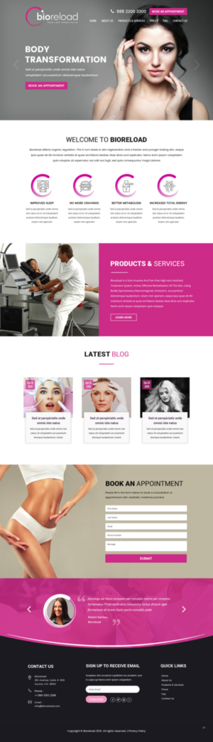 Web Design by pb for this project | Design: #21296255