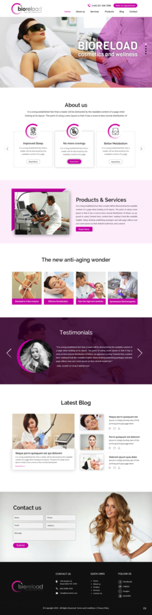 Web Design by pb for this project | Design: #21296257